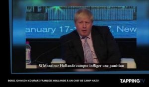 François Hollande comparé à un nazi, le dérapage de Boris Johnson (Vidéo)