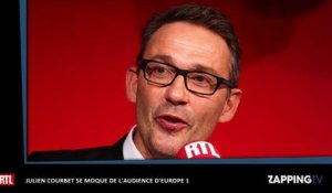 Audiences radio : Julien Courbet sur RTL se moque en chanson d'Europe 1 (vidéo)