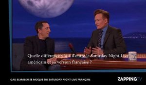 Saturday Night Live : Gad Elmaleh se moque de la version française chez Conan O'Brien