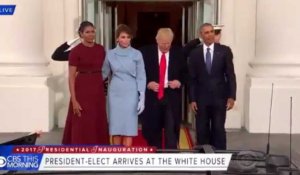 Barack Obama accueille Donald Trump à la Maison-Blanche