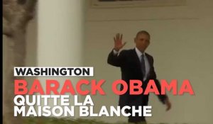 Barack Obama pour la dernière fois dans le bureau ovale
