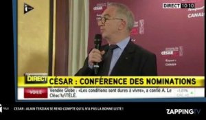 César 2017 : Alain Terzian annonce la mauvaise liste des nommés en direct, gros malaise (Vidéo)