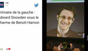 Edward Snowden suit le débat de la primaire de la gauche et soutient Benoît Hamon