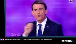 Primaire de gauche : Le lapsus de Manuel Valls sur Dieudonné, Twitter s'enflamme (Vidéo)