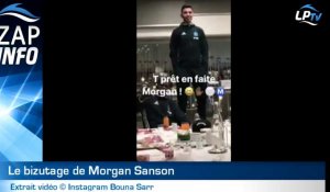 Zap : le bizutage de Morgan Sanson !