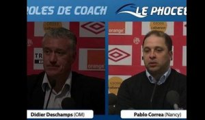 Nancy-OM (1-2) : Paroles de coach avec Deschamps et Correa