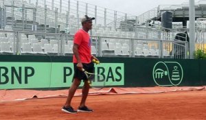 Coupe Davis 2016 - Quand Yannick Noah reprend la raquette !
