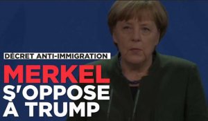 Angela Merkel dénonce le caractère anti-musulman du décret de Trump