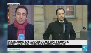 Primaire de la gauche : Benoît Hamon reçu à Matignon par Bernard Cazeneuve
