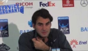 Masters Londres 2013 - Federer : "Gasquet croit plus en lui qu'avant !"