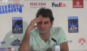 Masters Londres 2013 - Federer : "Je n'étais pas sûr de faire la demie"