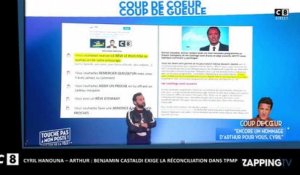 Cyril Hanouna - Arthur : Benjamin Castaldi exige la réconciliation dans TPMP