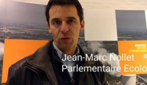 Jean-Marc Nollet à la centrale de Tihange