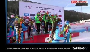 Martin Fourcade : très énervé aux Mondiaux de ski, il quitte le podium (vidéo)