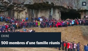 Chine : 500 membres d'une famille réunis pour une photo 