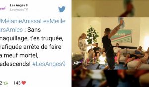 Les Anges 9 : Les internautes réagissent au clash entre Mélanie et Anissa
