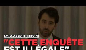 Affaire Fillon : pour ses avocats, "l'enquête est illégale" 