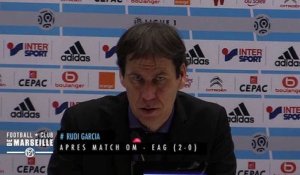 OM - EAG (2-0) : La réaction de Rudi Garcia