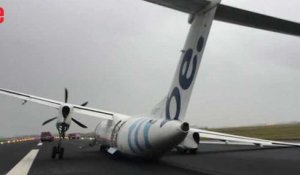 En pleine tempête, un avion rate son atterrissage à Amsterdam
