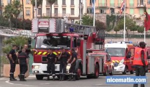 Incendie à bord d'un bateau de la SNCM dans le port de Nice