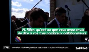 François Fillon : pour lui, les électeurs se fichent de l'affaire Penelope Fillon (vidéo)