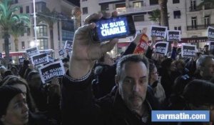 Charlie Hebdo: rassemblement de soutien à Toulon