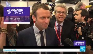 Hamon, Macron, Mélenchon : le combat des gauches