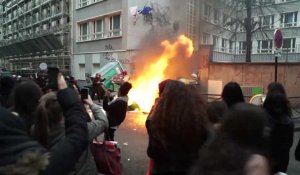 Violences policières : une manifestation sauvage de lycéens dégénère à Paris