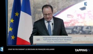 François Hollande : un gendarme tire par accident durant son discours, 2 personnes blessées (vidéo)