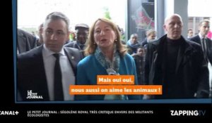 Ségolène Royal au Salon de l'agriculture : la ministre "emmerdée" par des militants écologistes (vidéo)