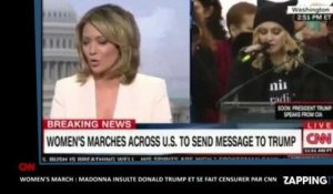 Women's March : Madonna insulte Donald Trump et se faire censurer par CNN (vidéo)
