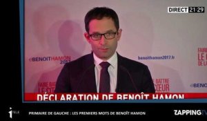 Benoît Hamon : les premiers mots du vainqueur du premier tour de la primaire de gauche (vidéo)