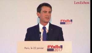 Primaire de la gauche : Hamon joue le "renouveau", Valls la "crédibilité"