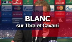 Blanc sur Ibra et Cavani