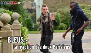 Bleus : la réaction des deux Parisiens