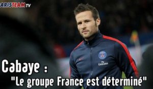 Cabaye : "Le groupe France est déterminé"