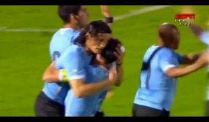Edinson Cavani buteur avec l'Uruguay