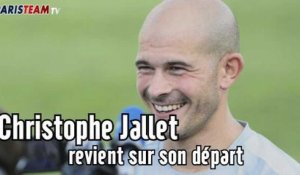 Jallet revient sur son départ