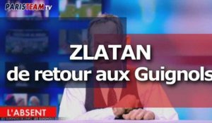 L'absence de Zlatan vue par les Guignols