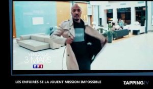 Les Enfoirés 2017 : Jenifer, Kendji Girac, Soprano... La troupe parodie Mission Impossible (Vidéo)