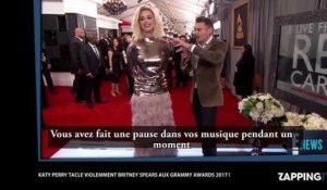 Grammy Awards 2017 : Katy Perry tacle Britney Spears sur sa santé mentale (vidéo)