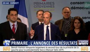 Benoît Hamon largement en tête du second tour de la primaire à gauche