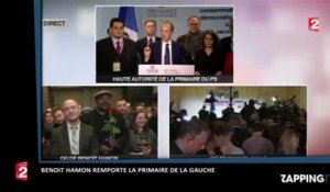 Primaire à gauche : Benoît Hamon largement vainqueur face à Manuel Valls (vidéo)