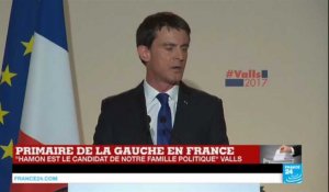REPLAY - Discours de Manuel Valls, battu au 2e tour de la Primaire de la gauche