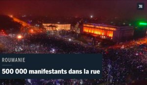 Roumanie : 500 000 manifestants dans la rue contre le gouvernement 
