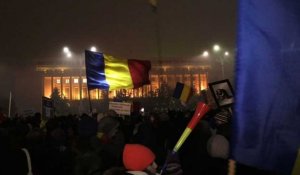 Roumanie: septième nuit de manifestations contre le pouvoir