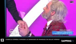 Cyril Hanouna - TPMP : Camille Combal parodie la demande en mariage de Gilles Verdez (vidéo)