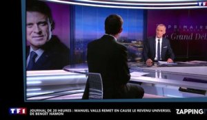 Manuel Valls tape sur Benoît Hamon et son revenu universel au 20h de TF1 (vidéo)