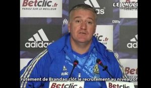 Deschamps : "Brandao ? La seule solution"