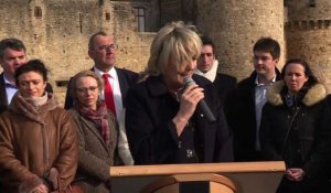 Marine Le Pen au Mont-Saint-Michel